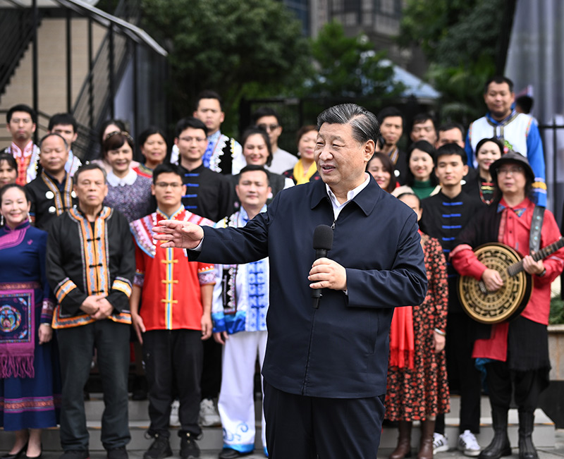 习近平在广西考察时强调 解放思想创新求变向海图强开放发展 奋力谱写中国式现代化广西篇章 蔡奇陪同考察「相关图片」